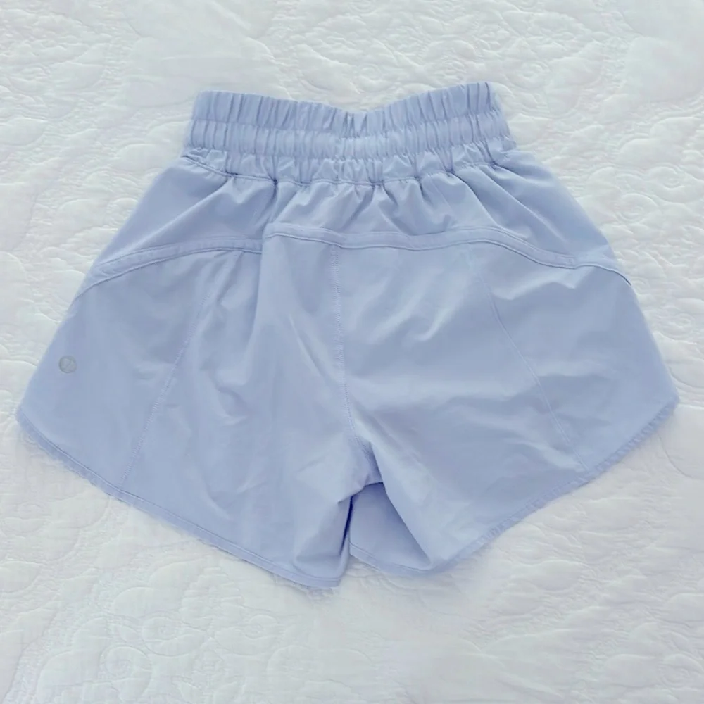 Lululemon Track That 5” Shorts Women’s Size 2 Pastel Blue Athletic Shorts - Picture 4 of 6